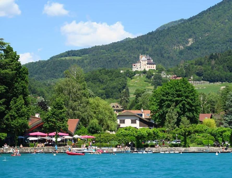Charmant Appartement Lac D'Annecy / Ski - 6 Pers Menthon-Saint-Bernard Exteriör bild