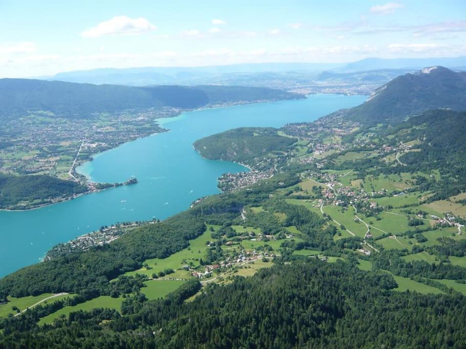 Charmant Appartement Lac D'Annecy / Ski - 6 Pers Menthon-Saint-Bernard Exteriör bild